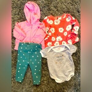 Kimberbell, Hanna Anderson, carters and child of mine bundle size 3-6 months